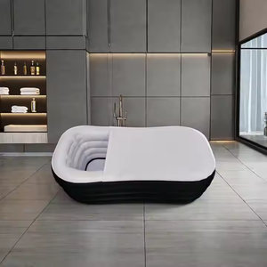 Bañera Inflable Plegable Portátil con Logotipo Personalizado para Adultos, Bañera Ovalada de PVC para Baños de Hielo, Ducha y Hidromasaje - Product Image 4