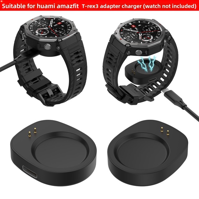 Kingmega Watch Charger with Magnetic Interface for Smart Watch Amazfit Cheetah2 Pro T-REX3/Active3 Helio