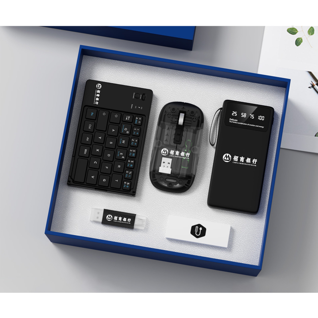 New Products Ideas Business 2026 Wireless Keyboard Mouse Power Bank Gift Set Valentines Day Gifts for Corporate Gift Set