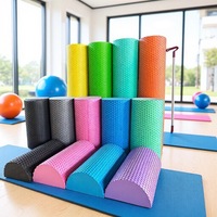 Rouleau en mousse EVA rond haute densité durable pour le yoga, le Pilates, le fitness, la relaxation musculaire, le massage et la gym à domicile (vente en gros)