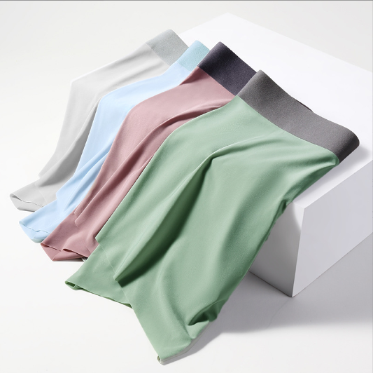 7-Pack Seamless Nylon-Spandex Boxer Briefs (012): waistband and seamless knit construction detail