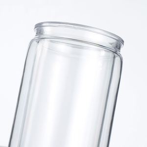 Gobelet à paille en plastique à double paroi de 16 oz sans BPA, écologique, avec couvercle, pour fête, design de bocal Mason de style américain - Product Image 4