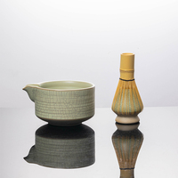 Ensemble de bols à matcha en céramique et porcelaine de style Ru, durables, de qualité alimentaire, écologiques, avec logo personnalisé, outils de cérémonie du thé