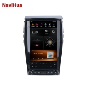 NaviHua Écran vertical pour voiture, autoradio multimédia DVD, navigation GPS, autoradio Android 13,6 pouces pour Ford Edge 2015-2019 style Tesla - Product Image 3