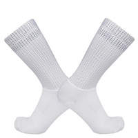 Chaussettes de cyclisme antidérapantes pour équipe de vélo, chaussettes de compression pour vélo de route, chaussettes de sport pour course en plein air