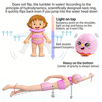 Ensemble de flotteurs de piscine pour adultes et enfants, en mousse EPE non gonflable, ceinture flottante réglable, écologique, durable, aide à la relaxation aquatique