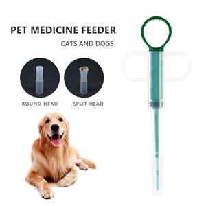 Groothandel Effen Plastic Huisdiergeneeskunde Feeder Pers-Type Injector Injector Tablet Naaldbuis Druppelaar Voor Hond Ontworming Applicatie - Product Image 3