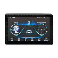 Stereo mobil Din ganda 7 ", penerima Multimedia mobil dan Android Auto dengan navigasi GPS BT WiFi