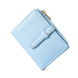 Cartera Minimalista de Piel Sintética para Mujer, Billetera Delgada y Corta con Monedero, Estilo Moderno y Fresco, Bolso Pequeño para Dinero para Chicas - Product Image 3