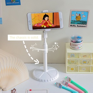 Support rétractable pour téléphone portable Ins Support de bureau multifonctionnel rotatif pour photo en direct Vente en gros - Product Image 4