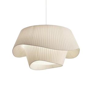 <span class=keywords><strong>Lampadario</strong></span> a sospensione con luce in tessuto di seta bianca con <span class=keywords><strong>paralume</strong></span> in tessuto doppio camera da letto moderna nordica medievale francese - Product Image 1
