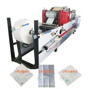 SHUNFU high quality fast speed automatic paper folding machine, New napkin paper tissue converting machine