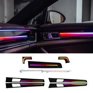 Custom <b>Car</b> Interior Ambient Light Kit for Porsche Panamera 2017-2023 Symphony LED Dashboard Door Atmosphere Lamp Factory - Product Image 1