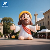 Modèle gonflable de personnage de Jésus pour la publicité et la décoration