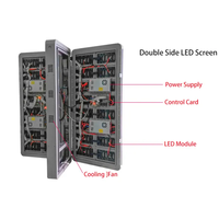Panneau d'affichage numérique personnalisé 4G bannière LED simple double face avec commande sans fil pour lampadaire affichage LED pour ascenseur