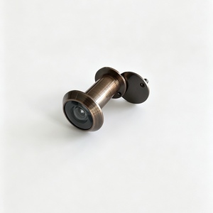 Mirilla de Seguridad para Puerta con Lente de Vidrio Gran Angular de 200 Grados, Cubierta de Privacidad, de Latón, Tipo Ojo de Pez - Product Image 6