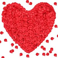 DaringFish Vente en gros de tissu satiné rouge en plastique de haute qualité pour mariage, durable, léger, pour usage intérieur, 100 pièces