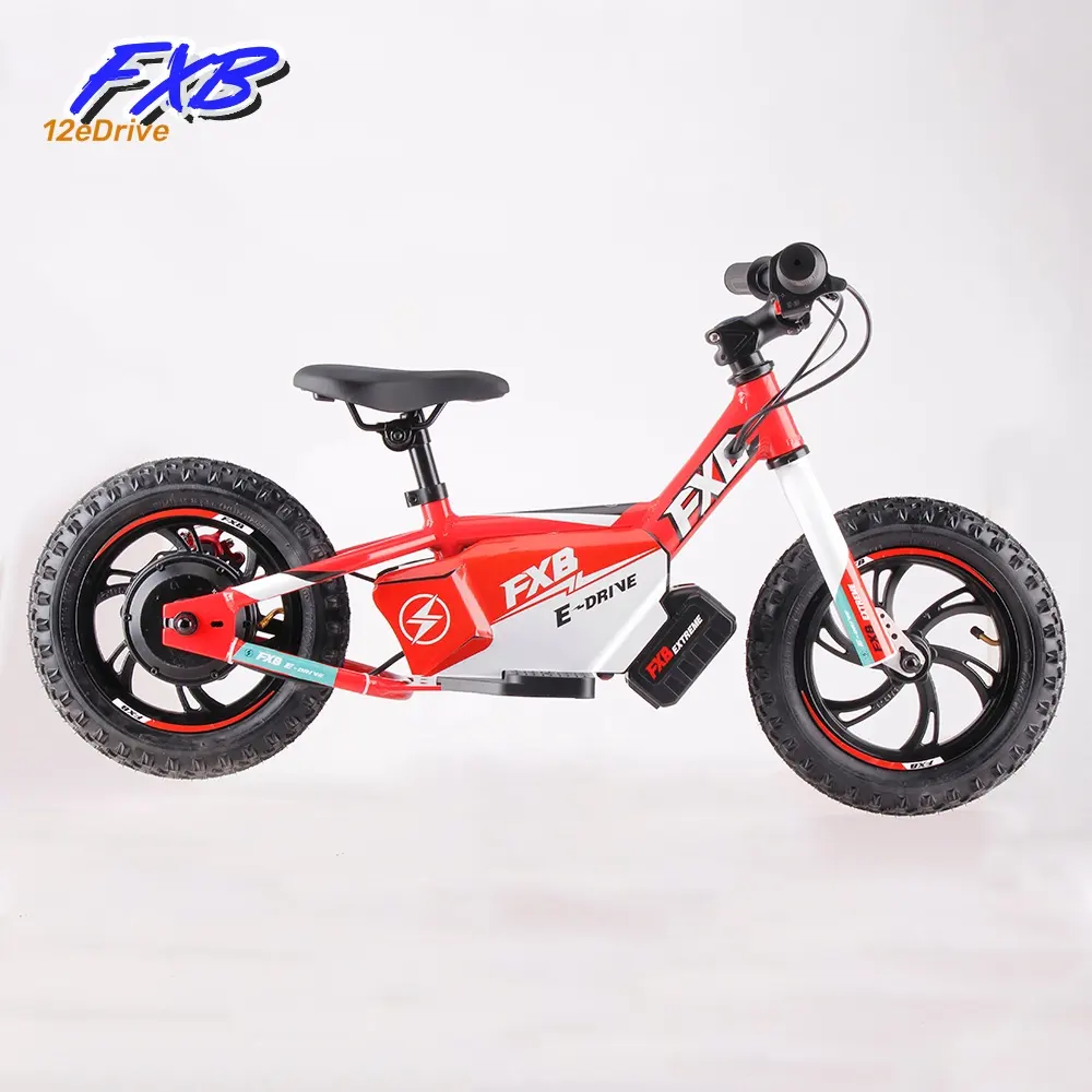 Склад в США литиевая батарея питание детская езда 12 дюймов электрический игрушечный велосипед детский велосипед, способный преодолевать Броды для детей