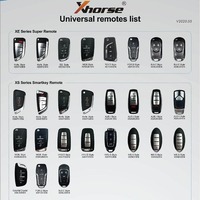 Télécommande universelle pour voiture XHORSE VVDI XN XS XE Series, version internationale, pour véhicules Mercedes Benz Chevrolet, modèle XHORSE KEY