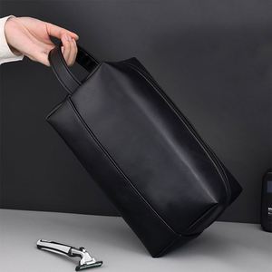 Custom Pu Leather Universal Makeup <b>Bag</b> <b>for</b> <b>Men</b> Travel <b>Toiletry</b> <b>Bag</b> <b>for</b> Business Travel - Product Image 3
