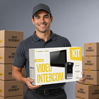 Système d'interphone vidéo pour appartements et villas, sonnette vidéo 1080p, système d'interphone vidéo de sécurité avancé
