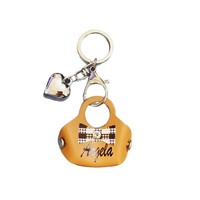 Porte-monnaie miniature en alliage de zinc, breloque de sac, style Miu, petit accessoire créatif, pendentif porte-clés avec une touche de qualité supérieure