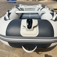 Bateau gonflable certifié CE en gros, bateau en caoutchouc gonflable avec tapis antidérapant en EVA
