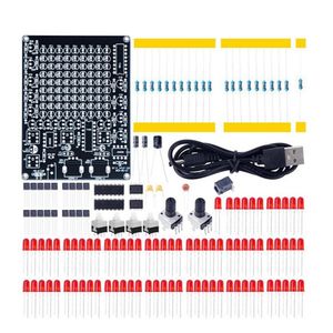 Kit de Aprendizaje de Electrónica STEM OKYN-G5223, Proyecto de Soldadura Práctica con Luz LED Móvil en el Eje XY - Product Image 1