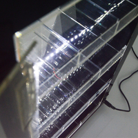 Vietnam usine usine ODM/OEM acrylique Pro-tank présentoir atomiseur électronique vitrine lumière LED présentoir