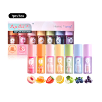 Huile à lèvres hydratante et imperméable à changement de couleur, estompe les rides des lèvres, saveurs fruitées, OEM ODM, marque privée, vente en gros pour salons