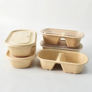 Contenedores de comida desechables para restaurantes, caja contenedora de comida para llevar, gran oferta