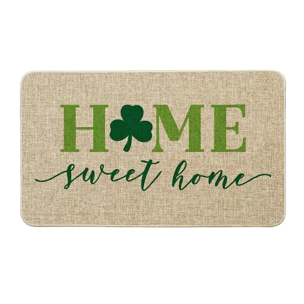 Dongwo Decorative Kitchen Mat Seasonal Holiday Party Household Indoor and Outdoor Low Profile Floor Mats are Non slip and Easy t