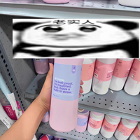 Bouteilles d'eau isothermes en acier inoxydable pastel avec couvercle à paille, couleurs et logo personnalisables pour les détaillants