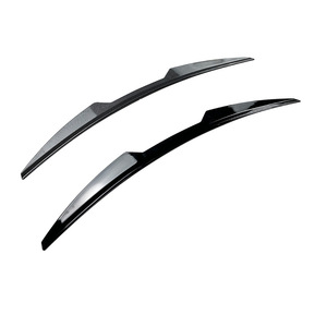 Mercedes-Benz A-Class W177 Rear Spoiler Piano <b>Black</b> Carbon Fiber Texture ABS Wing Shaped <b>Trunk</b> Lid Modification - Product Image 5