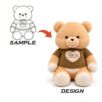 Cadeau de Noël, jouets de grande taille, 40 cm-180 cm, peluche géante, ours en peluche de grande taille, ours en peluche personnalisé, doublure en maille