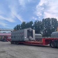 Ketel Uap Industri Horizontal 1-20 Ton Berbahan Bakar Biomassa Batubara Kayu Sirkulasi Alami Tipe Api dan Pipa Air