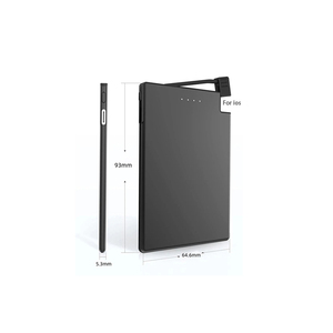 บางเฉียบ5000มิลลิแอมป์ชั่วโมงผ่าน CE แบตเตอรี่ลิเธียมโพลิเมอร์เกรด Li-Polymer แบตเตอรี่ของขวัญ Type C แบบพกพา2650มิลลิแอมป์ต่อชั่วโมง - Product Image 1