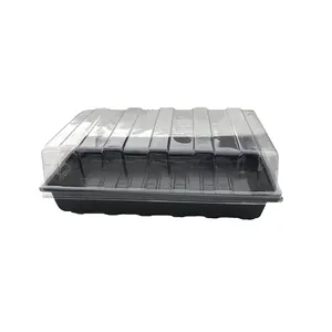 China Manufacturer Black Plant Trays Seed Germination Garden Nursery Tray For Sale
