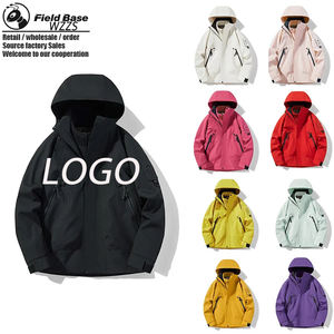 スリー・イン・ワン男性女性アサルトスーツ取り外し可能インナーライナージッパー通気性防風2ピースアウトドアセット - Product Image 1