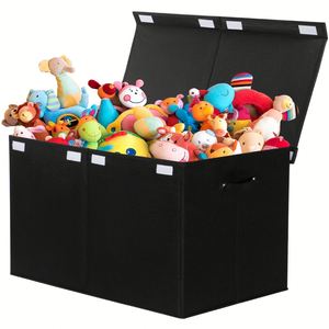Wholesale Toy Box Storage Chest with Divider <b>Large</b> Sturdy Toy <b>Bin</b> Organizer Basket with Lid for Kids - Product Image 1