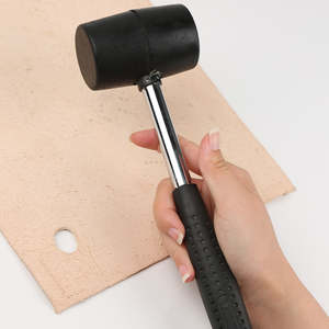 Vente en <span class=keywords><strong>gros</strong></span> de marteau à manche en fibre de verre en plastique à grande main noir de sécurité marteau en <span class=keywords><strong>caoutchouc</strong></span> pour carrelage marteau en <span class=keywords><strong>caoutchouc</strong></span> - Product Image 6