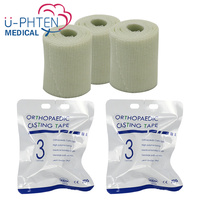 Bande de plâtre orthopédique en fibre de polyester pour fracture osseuse, 6' (1,8 m), fabrication 2025