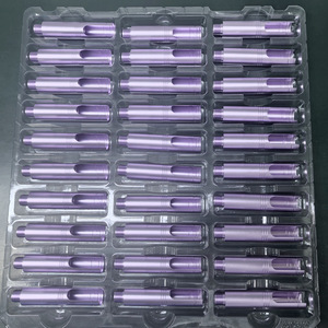 Tubos de aluminio anodizado 6063 en colores púrpura, negro, azul zafiro, con acabado rugoso y pulido de alto brillo para piezas de robots. - Product Image 4