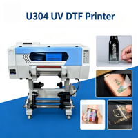 Imprimante UV DTF 330 mm, imprimante d'étiquettes en cristal, film AB, machine de marquage à chaud 3D TPU pour tête d'impression XP600 I1600