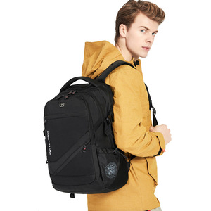 Switz Cross <b>Backpack</b> For Men Large Capacity <b>Laptop</b> Bag Business Travel School Use With Logo Printing - Product Image 2