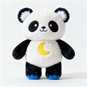 Design ODM Personalizzato di Peluche a Forma di <span class=keywords><strong>Panda</strong></span> Basato su Disegni Forniti - Product Image 2