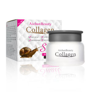 La <span class=keywords><strong>mejor</strong></span> <span class=keywords><strong>crema</strong></span> facial de colágeno de caracol para blanquear la piel clara, <span class=keywords><strong>crema</strong></span> facial de belleza para hombres y mujeres, piel brillante en Arabia Saudita, cuidado Facial - Product Image 1