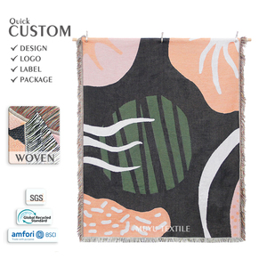 Coperta da Picnic Multifunzionale Personalizzata, Leggera e Portatile, <span class=keywords><strong>in</strong></span> Tessuto Jacquard per Spiaggia, Campeggio e Viaggi - Product Image 1