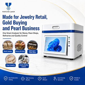 Machine de test de l'or 350Y pour bijouterie, analyseur de pureté en carats, outil d'identification des véritables perles - Product Image 6