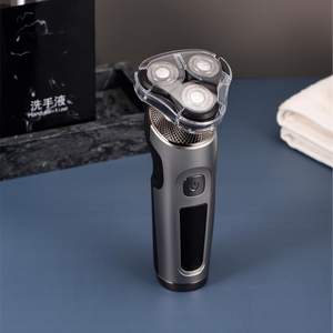 Rasoir électrique portable rotatif 3D flexible avec écran numérique intelligent pour voiture, hôtel, voyage, utilisation pour hommes - Product Image 3